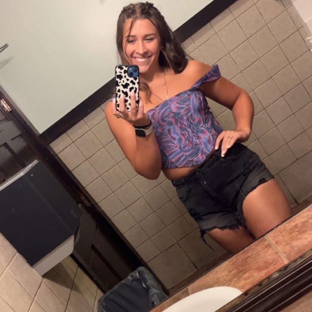 Forever 21 cropped tank top corset